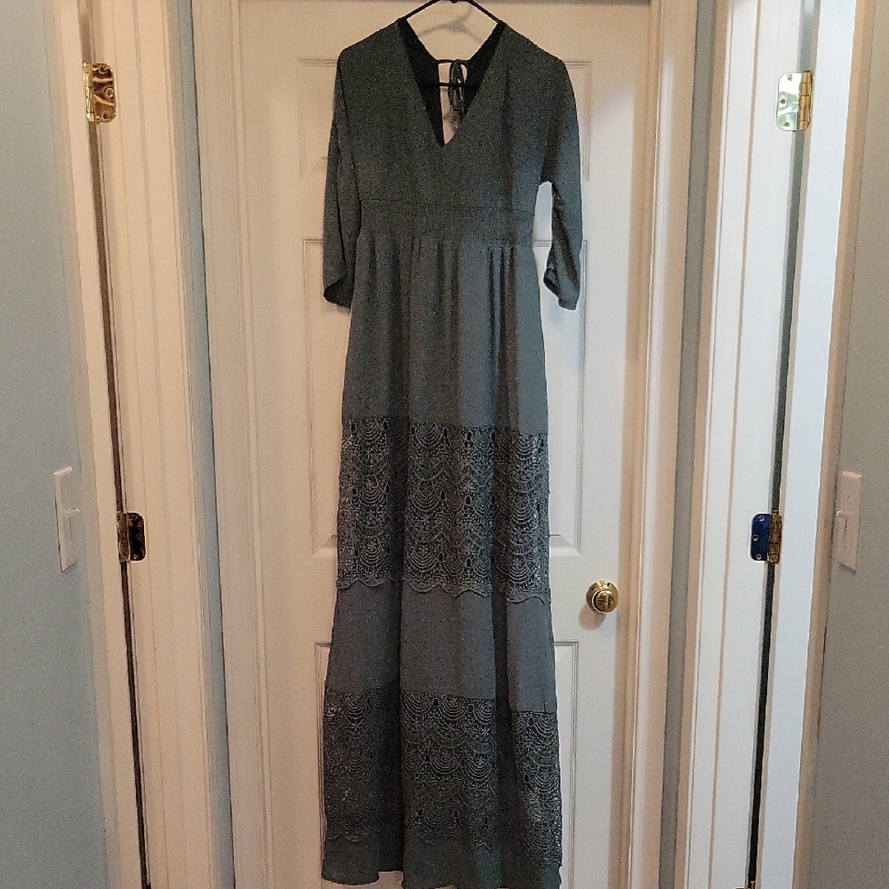 Boutique Green maxi dress